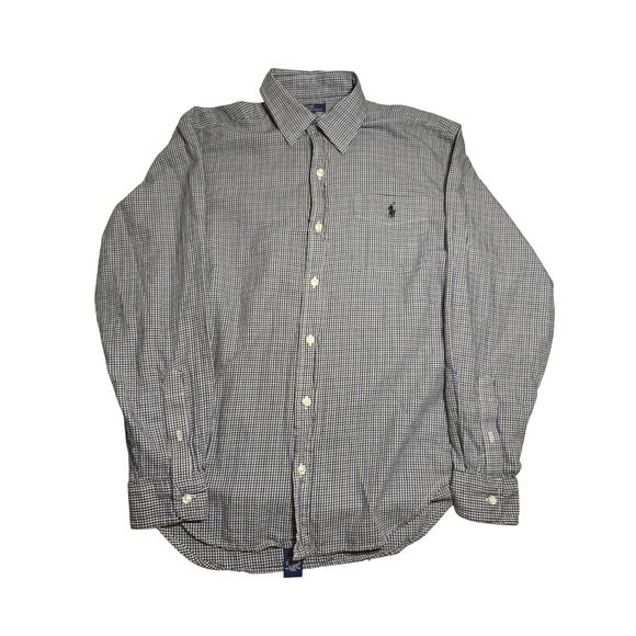 Polo Ralph Lauren Other - Polo Ralph Lauren Youth L Gingham Check Button Down Long Sleeve Lightweight